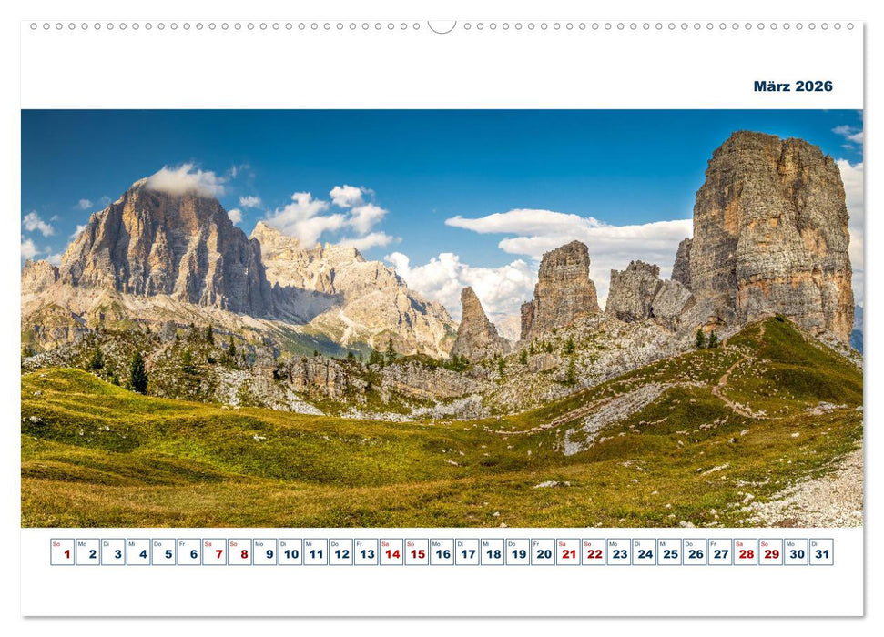 Südtirol - Dolomiten-Träume by VogtArt (CALVENDO Premium Wandkalender 2026)