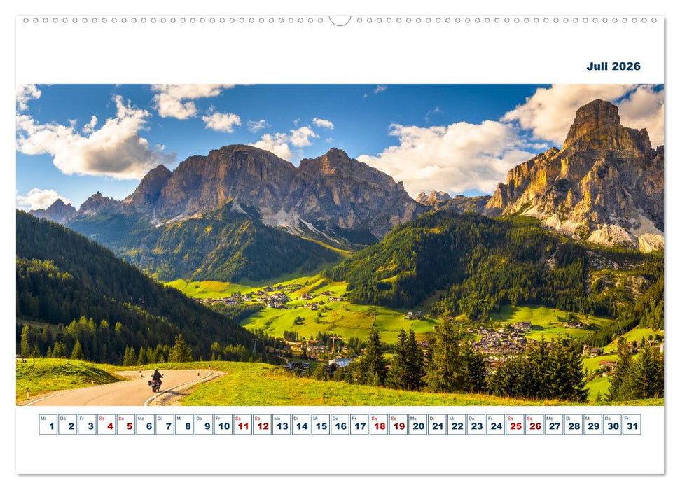 Südtirol - Dolomiten-Träume by VogtArt (CALVENDO Premium Wandkalender 2026)