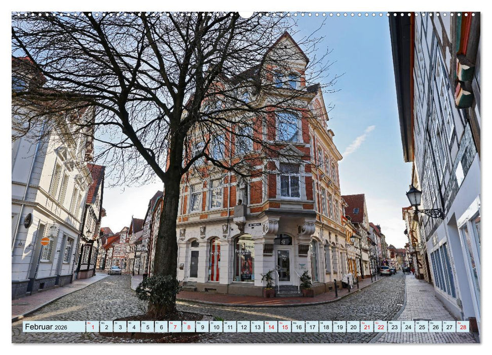 Hameln - Fachwerk und Weserrenaissance (CALVENDO Premium Wandkalender 2026)