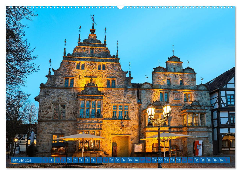 Romantisches RINTELN (CALVENDO Premium Wandkalender 2026)