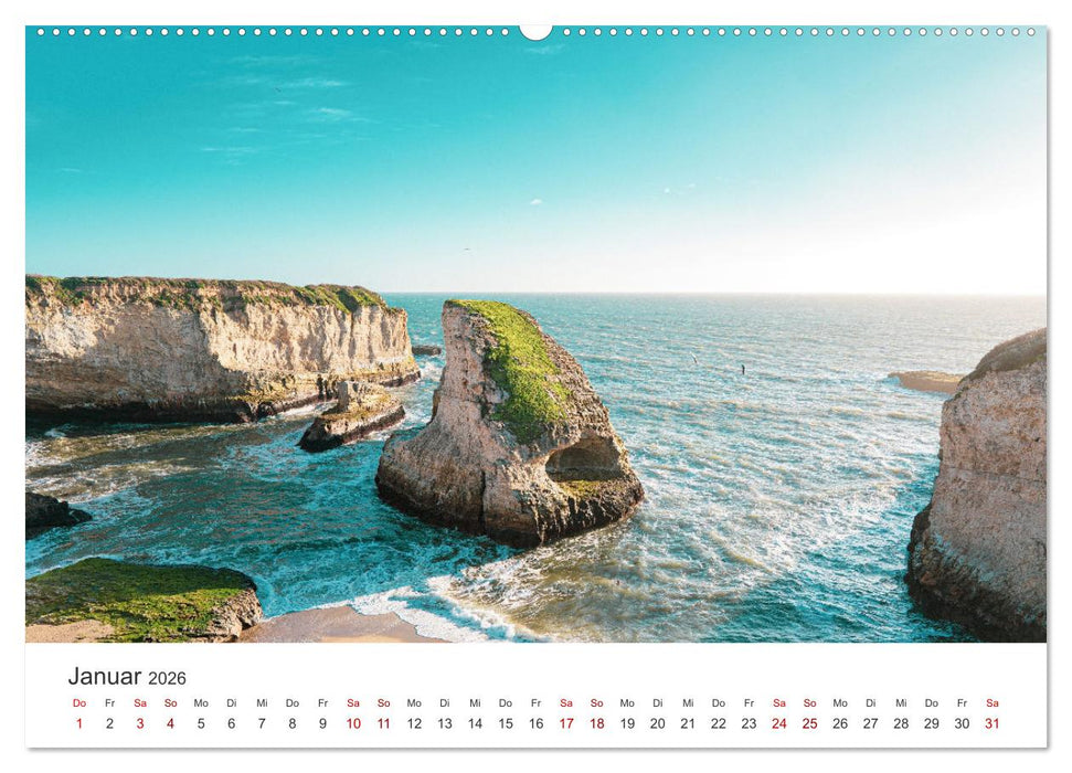 Kalifornien - The Golden State (CALVENDO Premium Wandkalender 2026)