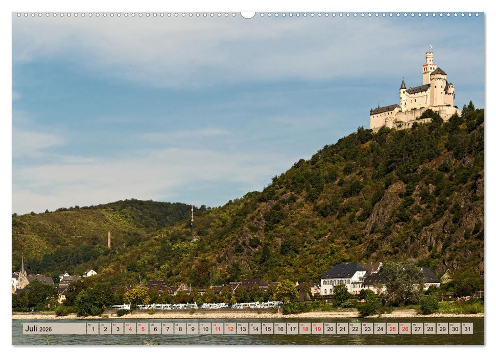 Oberes Mittelrheintal Sehnsuchtsziel für Romantiker (CALVENDO Premium Wandkalender 2026)