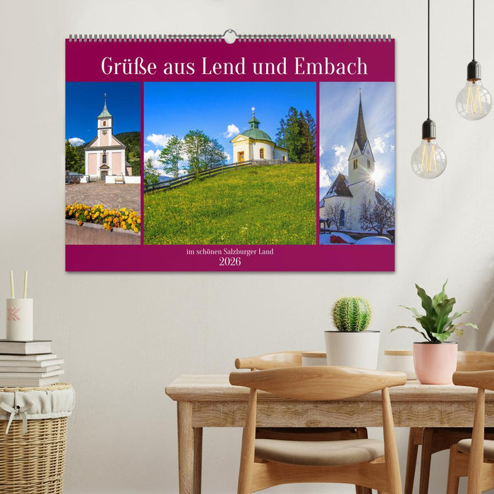 Grüße aus Lend und Embach (CALVENDO Wandkalender 2026)