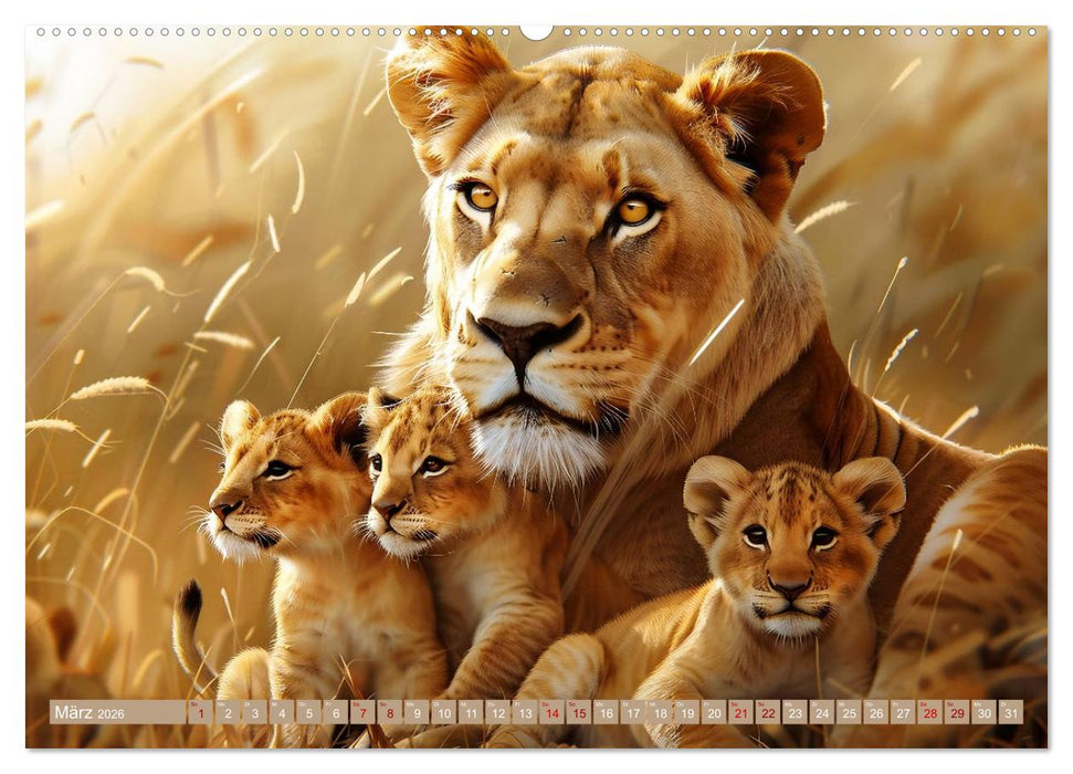 Tierkinder des Südens (CALVENDO Premium Wandkalender 2026)