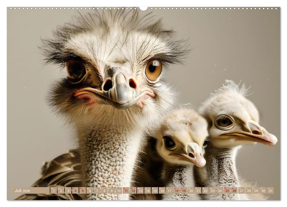 Tierkinder des Südens (CALVENDO Premium Wandkalender 2026)