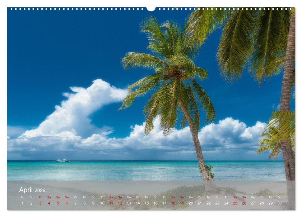 Karibik Traum Isla Saona (CALVENDO Premium Wandkalender 2026)