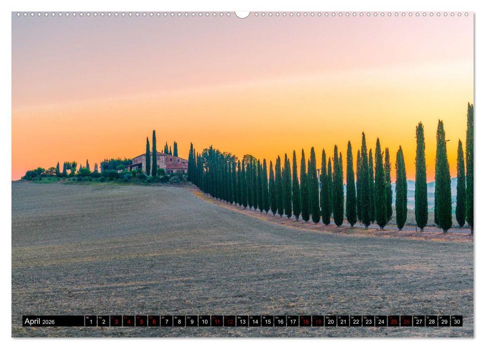 Toskana - Stimmungen (CALVENDO Premium Wandkalender 2026)