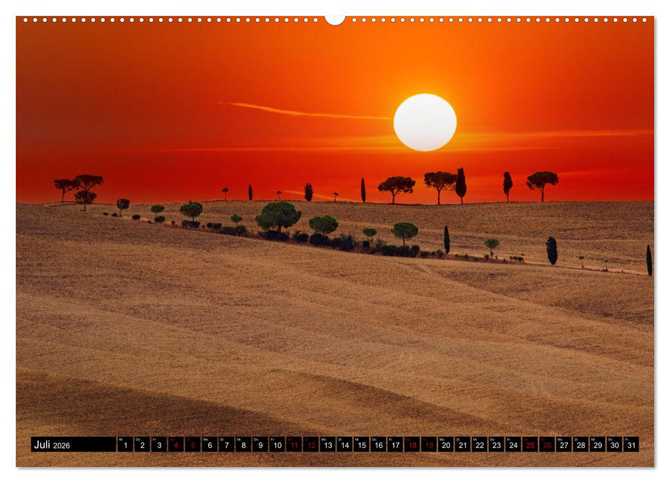 Toskana - Stimmungen (CALVENDO Premium Wandkalender 2026)