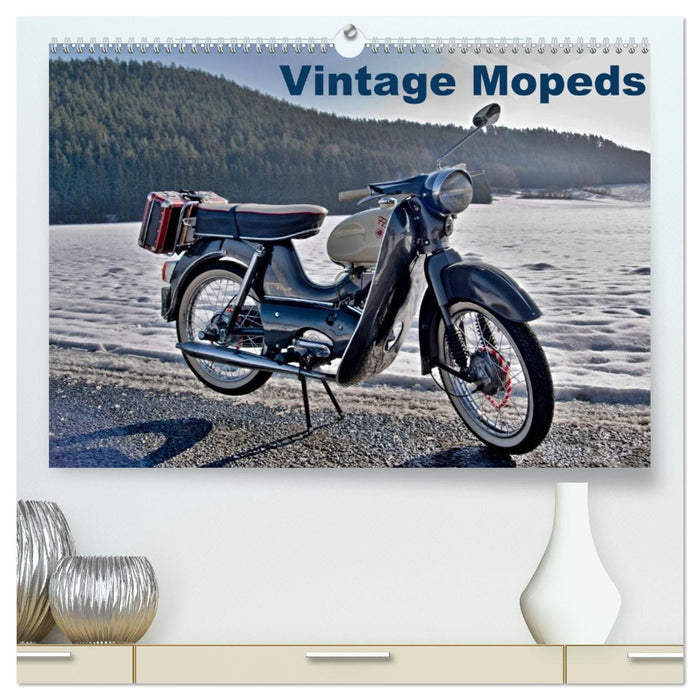 Vintage Mopeds (CALVENDO Premium Wandkalender 2026)