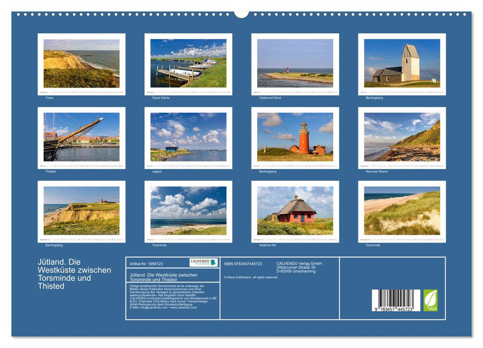 Jütland. Die Westküste zwischen Torsminde und Thisted (CALVENDO Premium Wandkalender 2026)