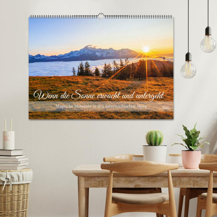 Wenn die Sonne erwacht und untergeht (CALVENDO Wandkalender 2026)