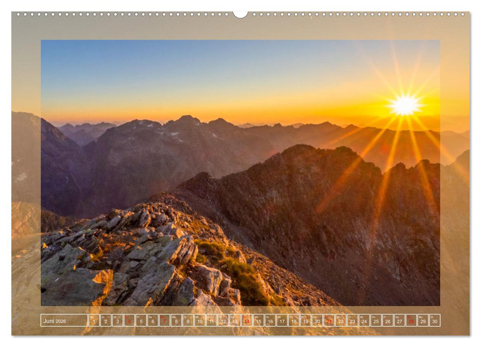 Wenn die Sonne erwacht und untergeht (CALVENDO Wandkalender 2026)
