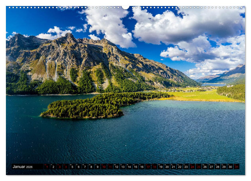 Schweiz - Engadin und Bergell (CALVENDO Premium Wandkalender 2026)