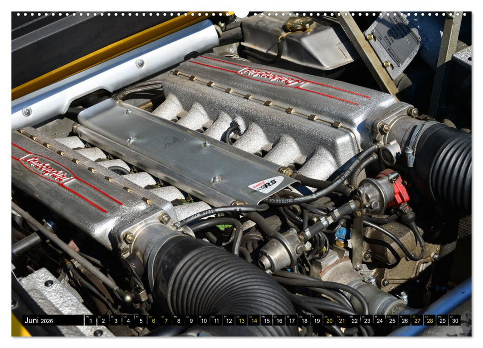 Der Teufel trägt Gelb - Lamborghini Diablo (CALVENDO Premium Wandkalender 2026)