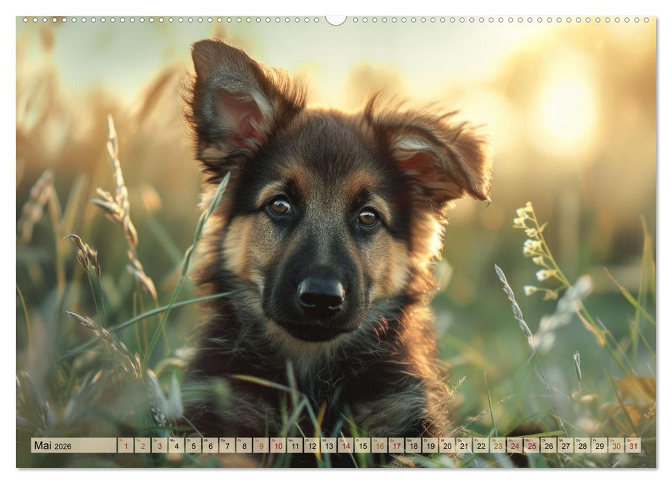 Welpenzauber: Ein Kalender zum Verlieben (CALVENDO Wandkalender 2026)
