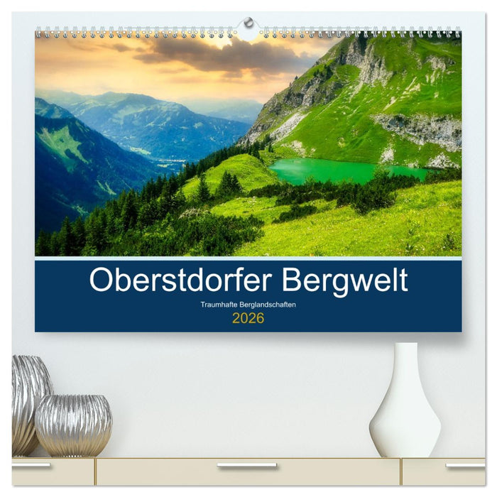 Oberstdorfer Bergwelt (CALVENDO Premium Wandkalender 2026)