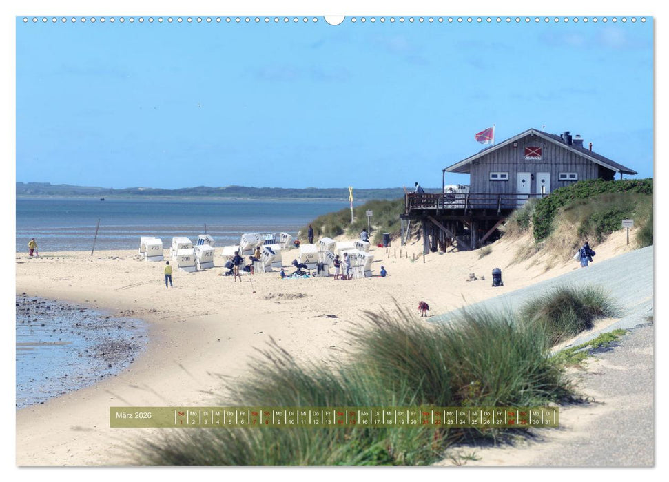 Sylt - Wasser, Wind und Wellen (CALVENDO Wandkalender 2026)