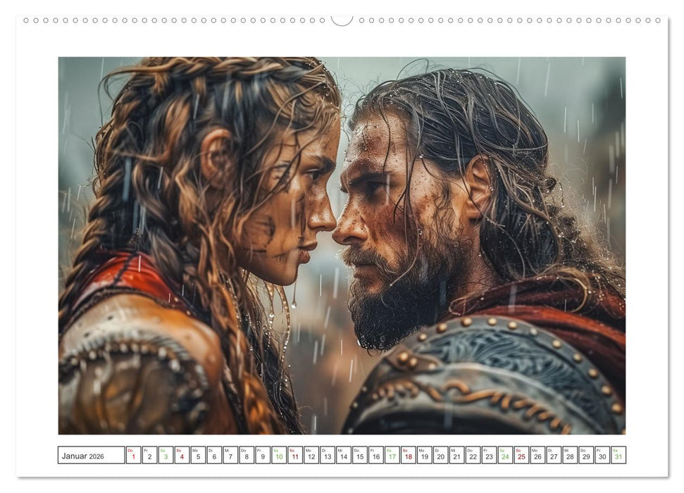 Die Abenteuer der Wikinger (CALVENDO Wandkalender 2026)