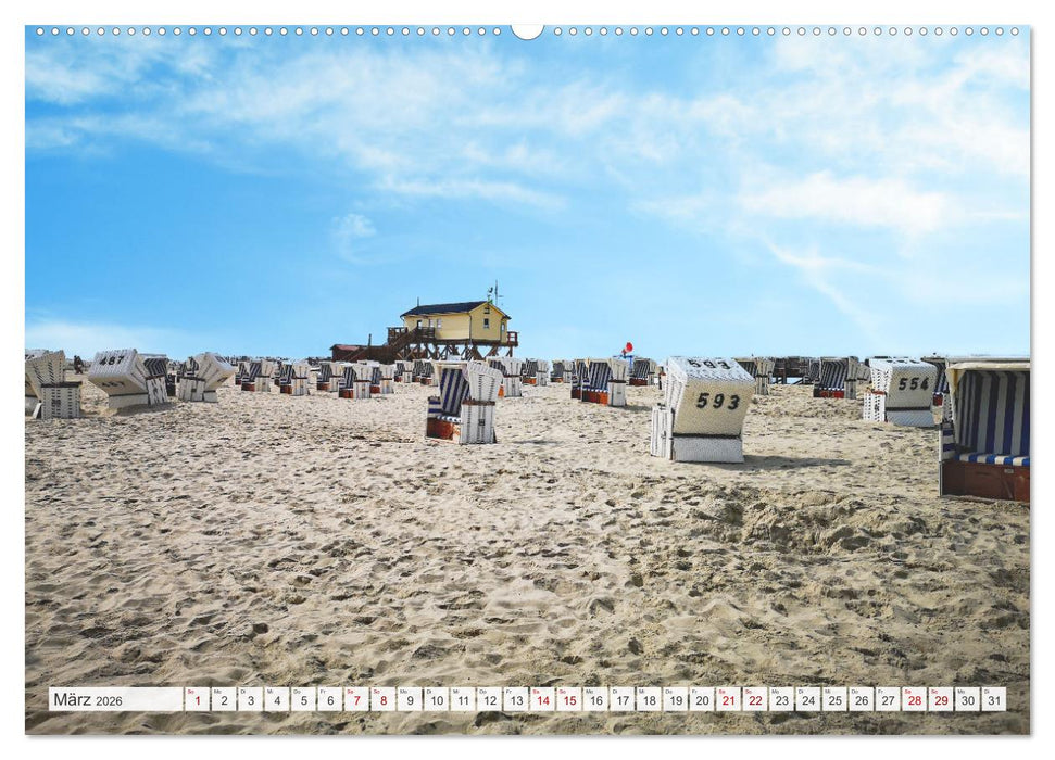 Urlaub in Nordfriesland (CALVENDO Premium Wandkalender 2026)