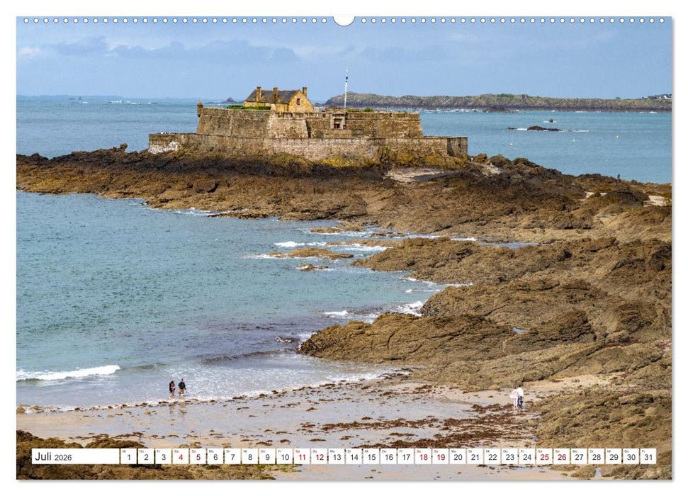Bretagne - Saint Malo (CALVENDO Premium Wandkalender 2026)