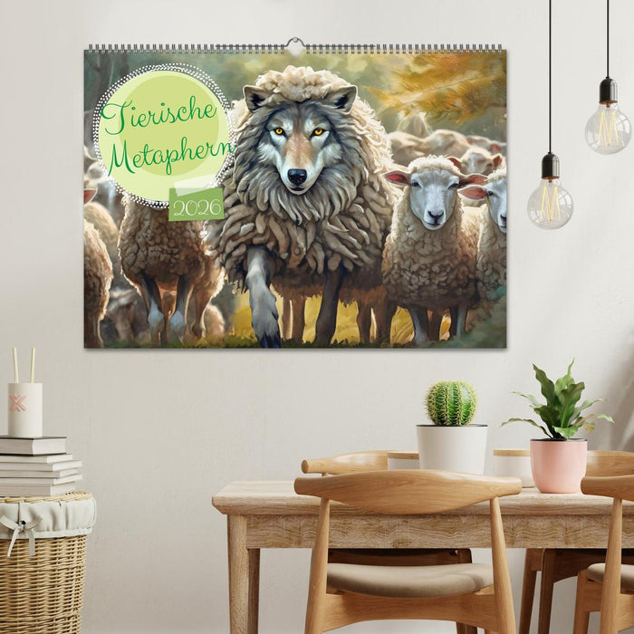 Tierische Metaphern (CALVENDO Wandkalender 2026)