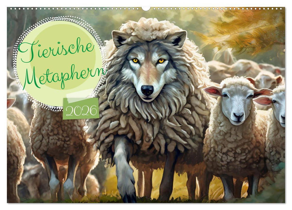 Tierische Metaphern (CALVENDO Wandkalender 2026)