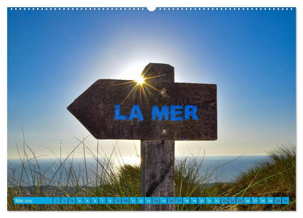 Der Westen der Normandie – An den Küsten des Cotentin (CALVENDO Premium Wandkalender 2026)