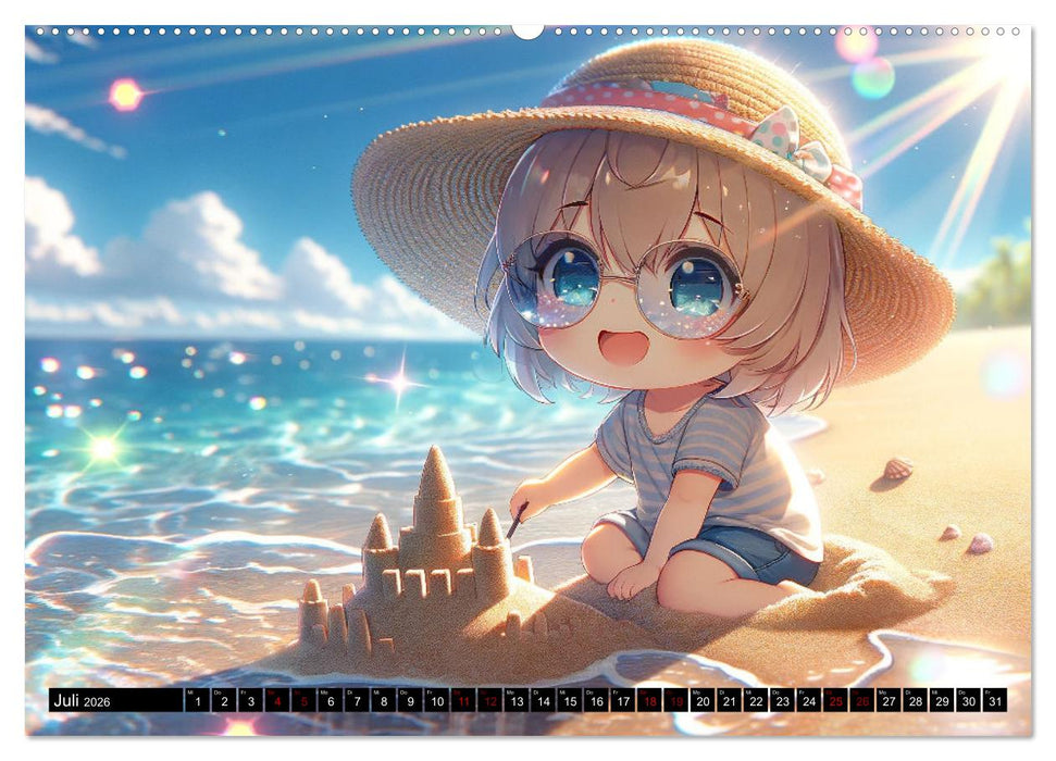 Anime Seasons: Ein Kalender voller lebendiger Manga-Szenen (CALVENDO Premium Wandkalender 2026)