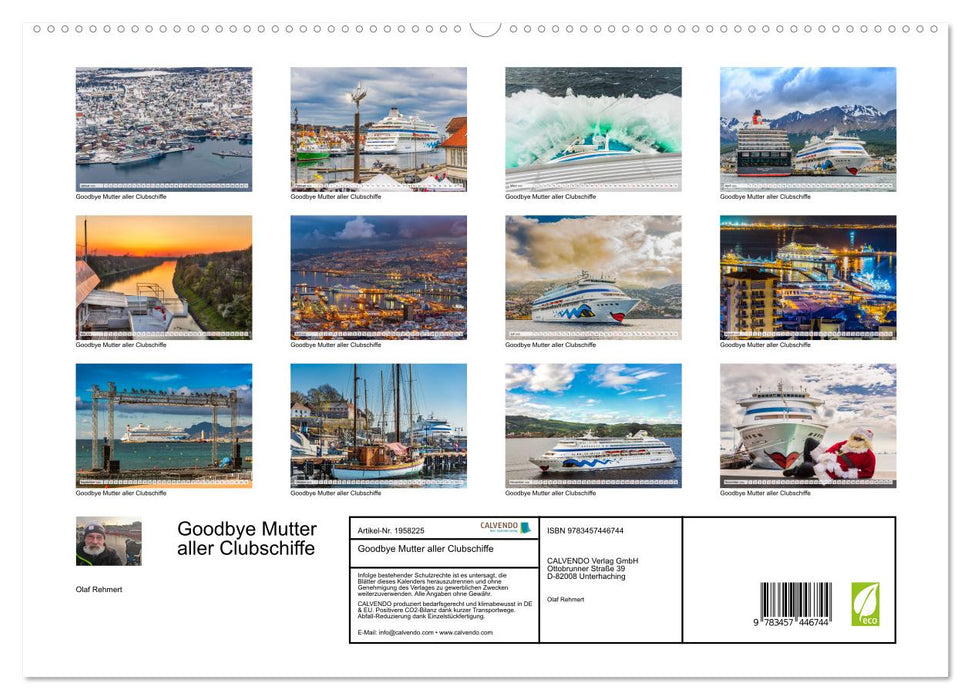 Goodbye Mutter aller Clubschiffe (CALVENDO Premium Wandkalender 2026)