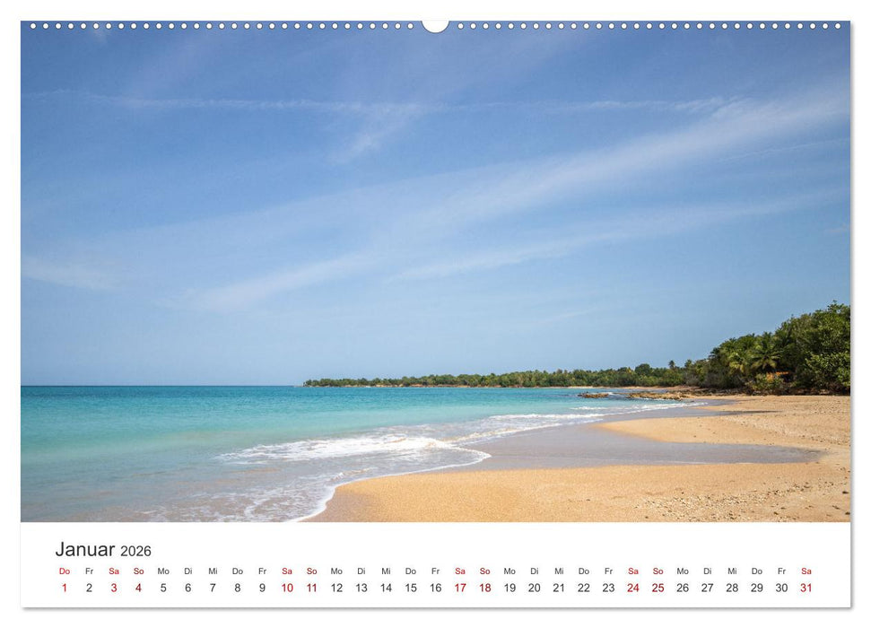 Guadeloupe, Trauminsel der Französische Antillen (CALVENDO Premium Wandkalender 2026)