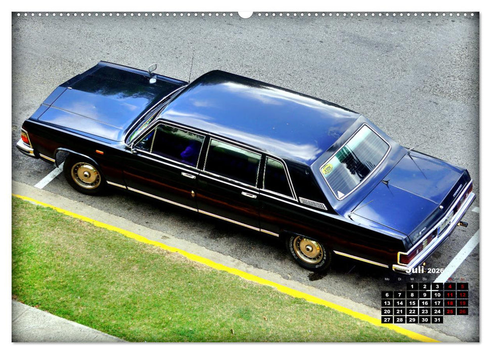 TSCHAIKA - Die Staatskarosse der UdSSR (CALVENDO Premium Wandkalender 2026)