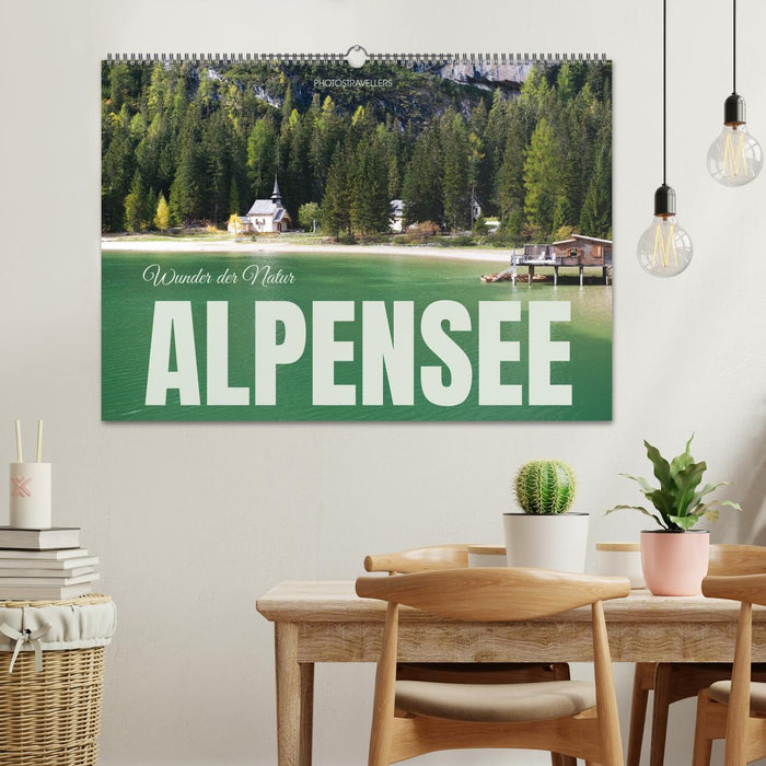 Alpensee - Wunder der Natur (CALVENDO Wandkalender 2026)
