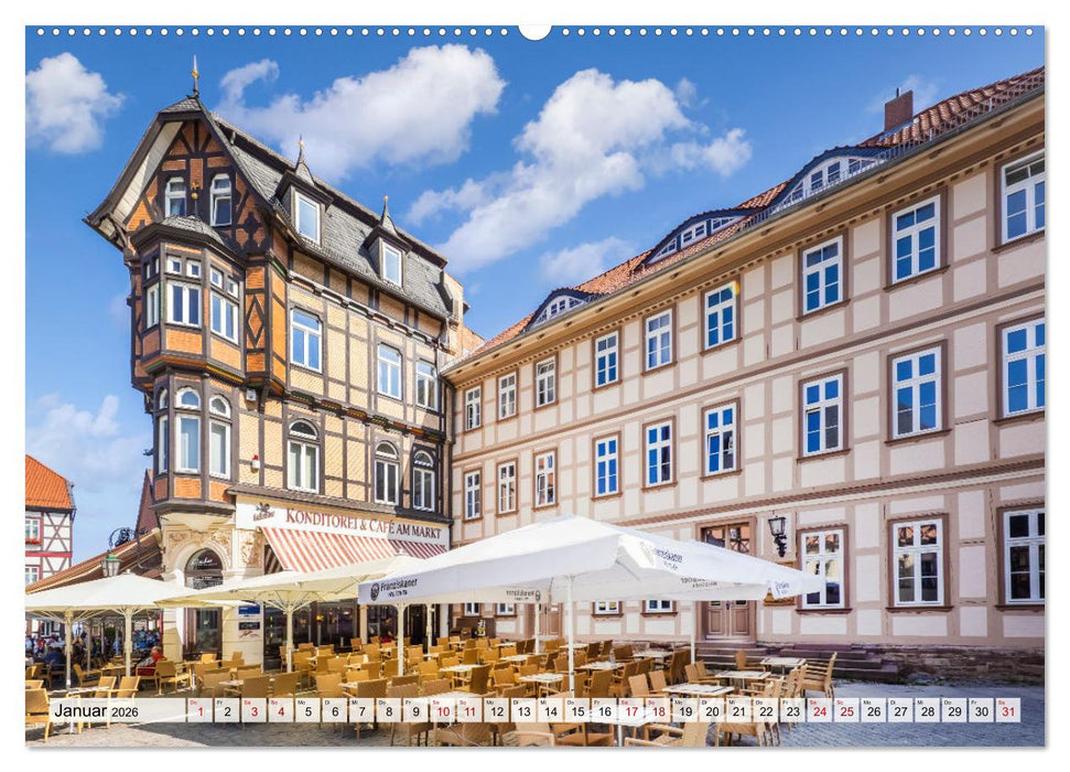 WERNIGERODE Impressionen aus dem Stadtherz (CALVENDO Premium Wandkalender 2026)