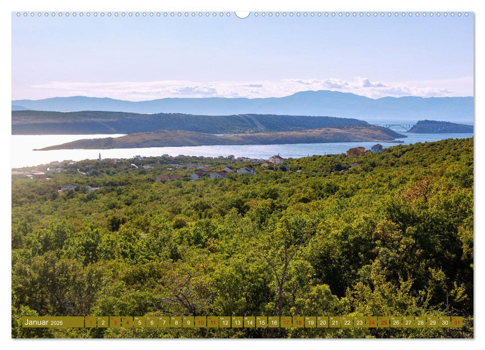 Faszination Kroatien – Kvarner Bucht (CALVENDO Premium Wandkalender 2026)