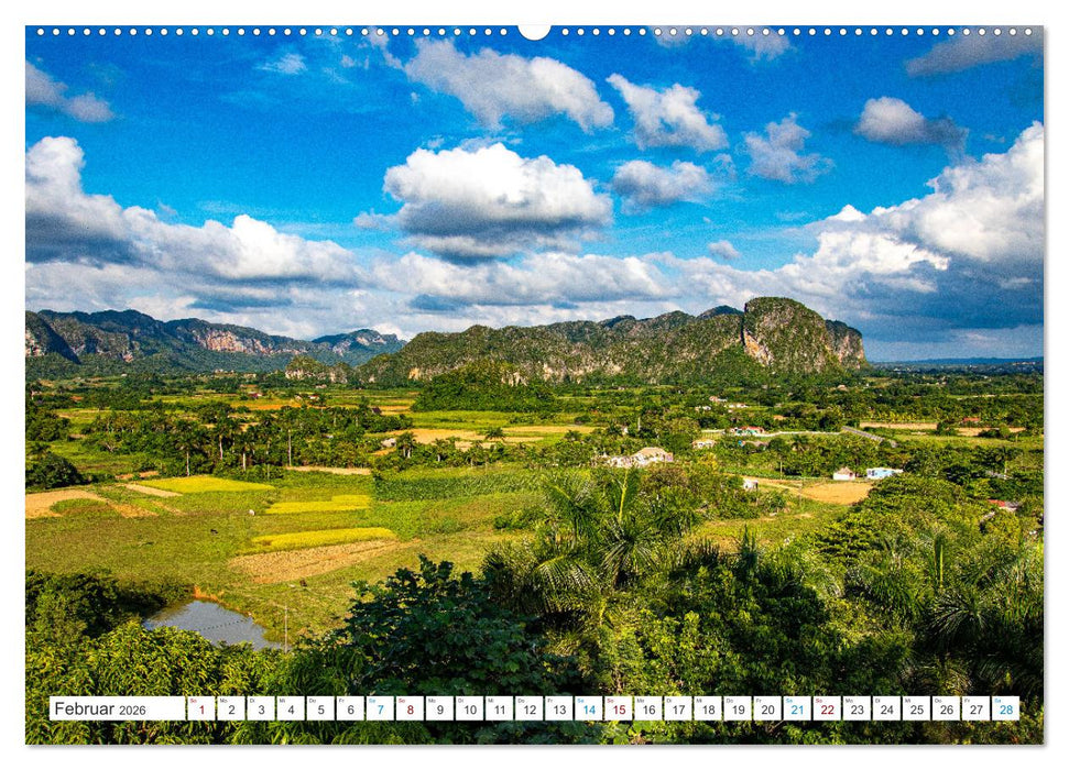 Farbenfrohes Kuba (CALVENDO Premium Wandkalender 2026)