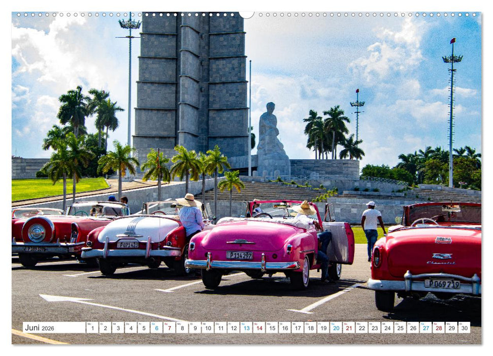 Farbenfrohes Kuba (CALVENDO Premium Wandkalender 2026)
