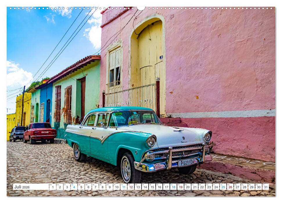 Farbenfrohes Kuba (CALVENDO Premium Wandkalender 2026)