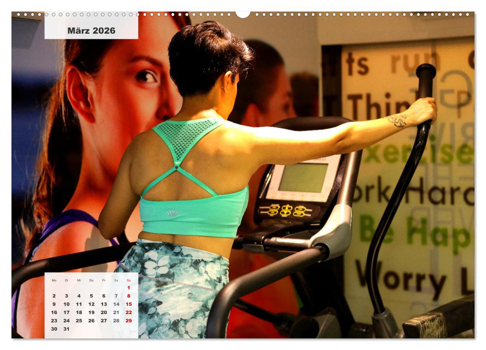 Fit durch das Jahr. Training für einen gesunden Körper (CALVENDO Premium Wandkalender 2026)
