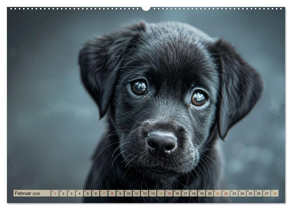 Welpenzauber: Ein Kalender zum Verlieben (CALVENDO Premium Wandkalender 2026)