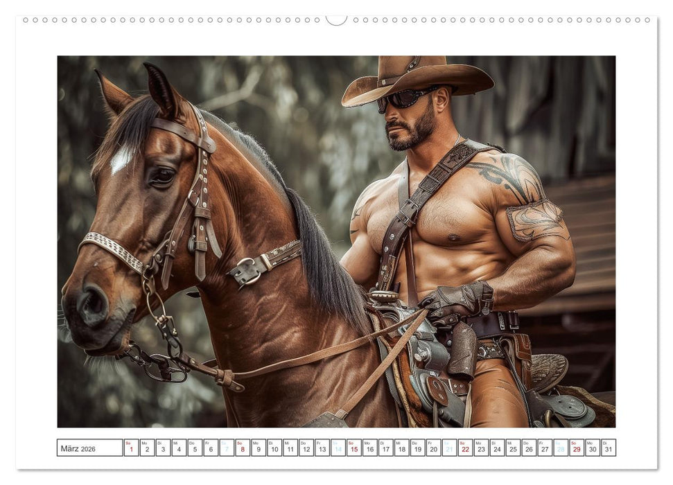 Im Bann des Cowboys (CALVENDO Wandkalender 2026)