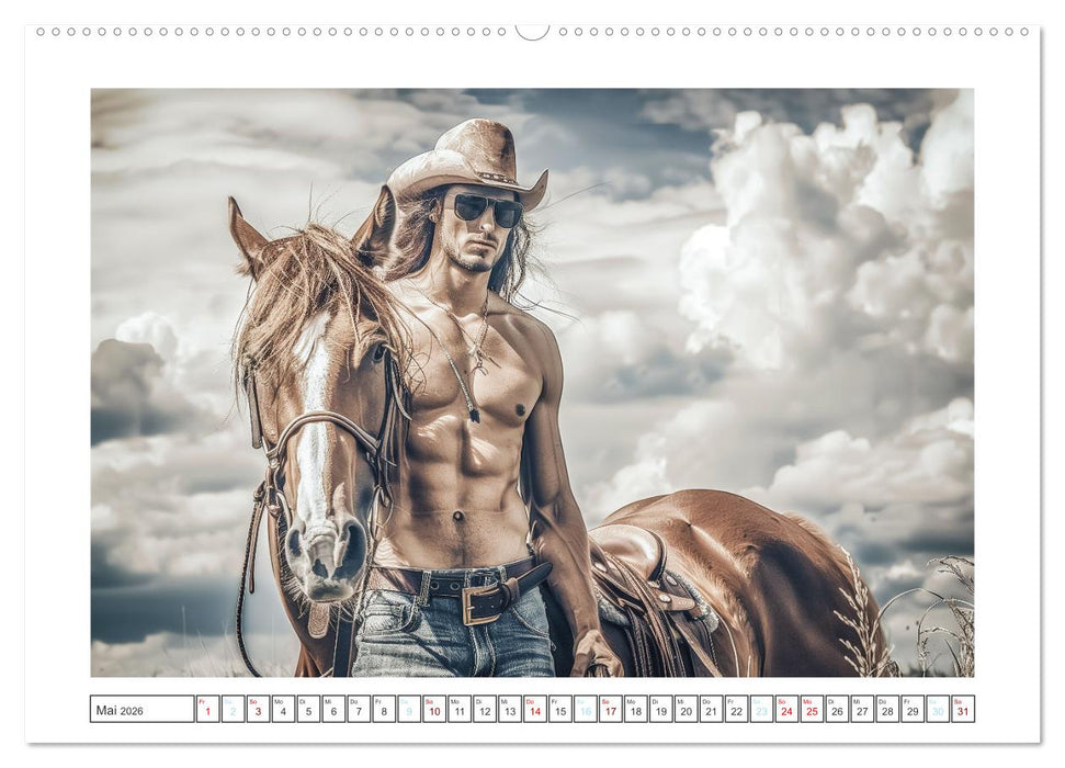 Im Bann des Cowboys (CALVENDO Wandkalender 2026)
