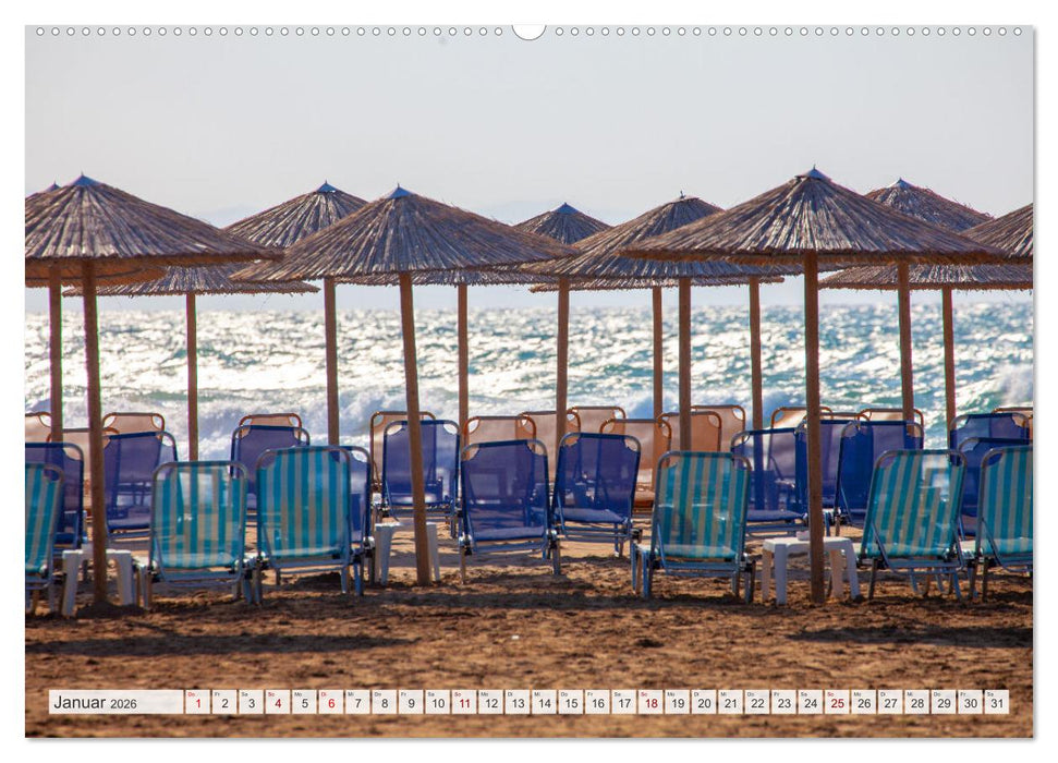 Urlaubsparadies in Kreta (CALVENDO Premium Wandkalender 2026)
