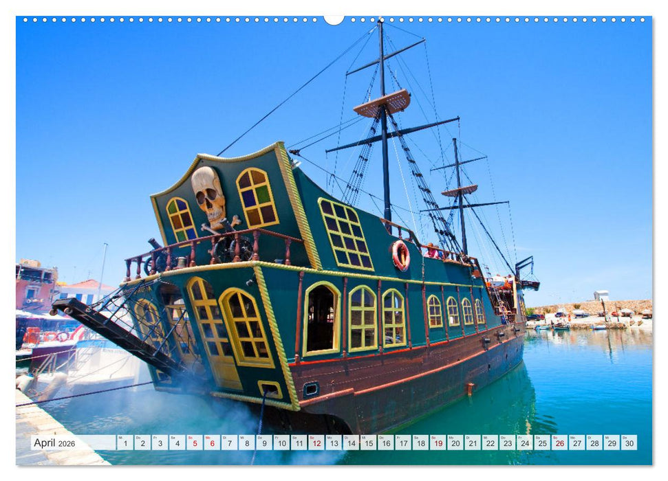 Urlaubsparadies in Kreta (CALVENDO Premium Wandkalender 2026)