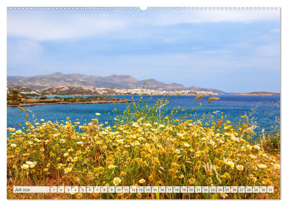 Urlaubsparadies in Kreta (CALVENDO Premium Wandkalender 2026)