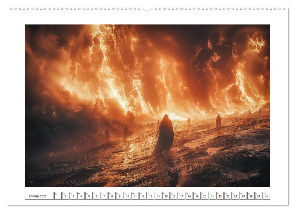 Die Abenteuer der Wikinger (CALVENDO Premium Wandkalender 2026)