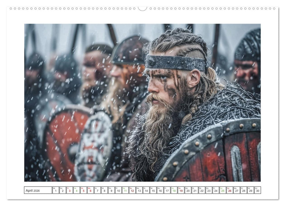 Die Abenteuer der Wikinger (CALVENDO Premium Wandkalender 2026)