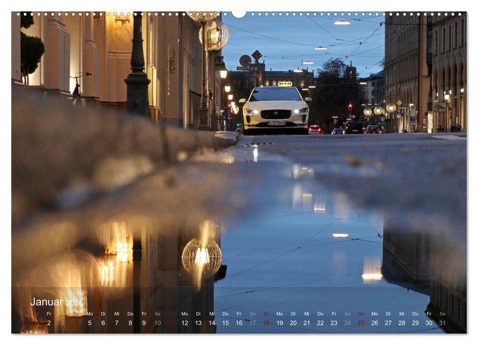 Impressionen aus München (CALVENDO Premium Wandkalender 2026)