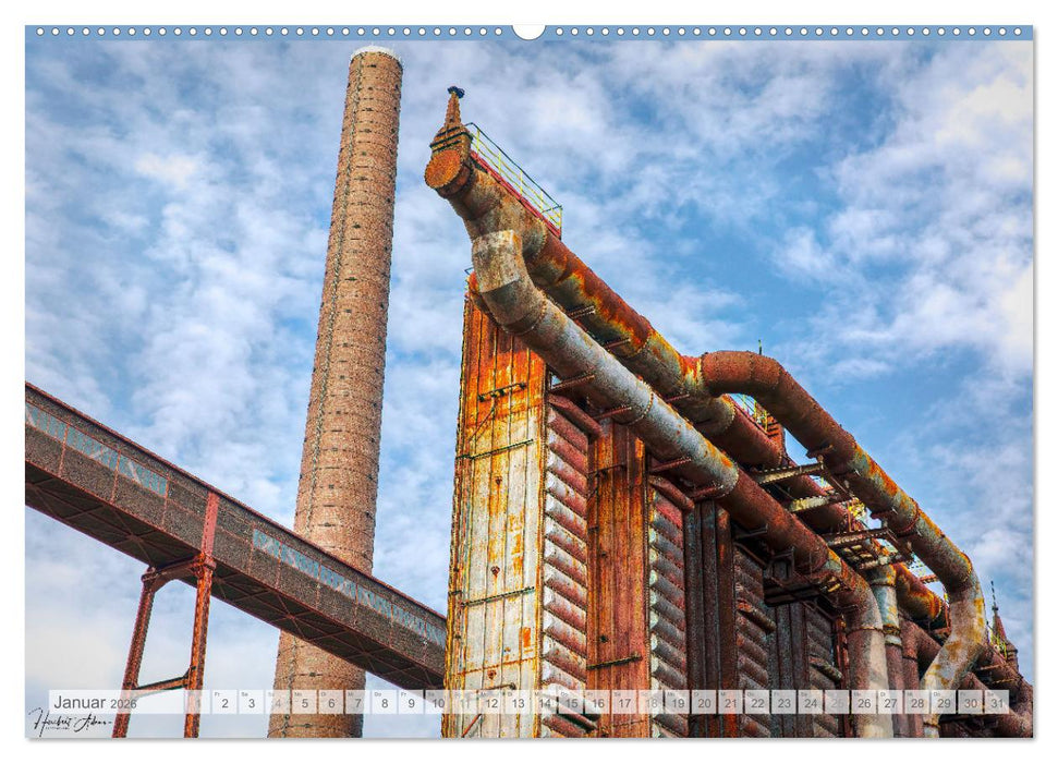 Ruhrpott Akzente (CALVENDO Premium Wandkalender 2026)