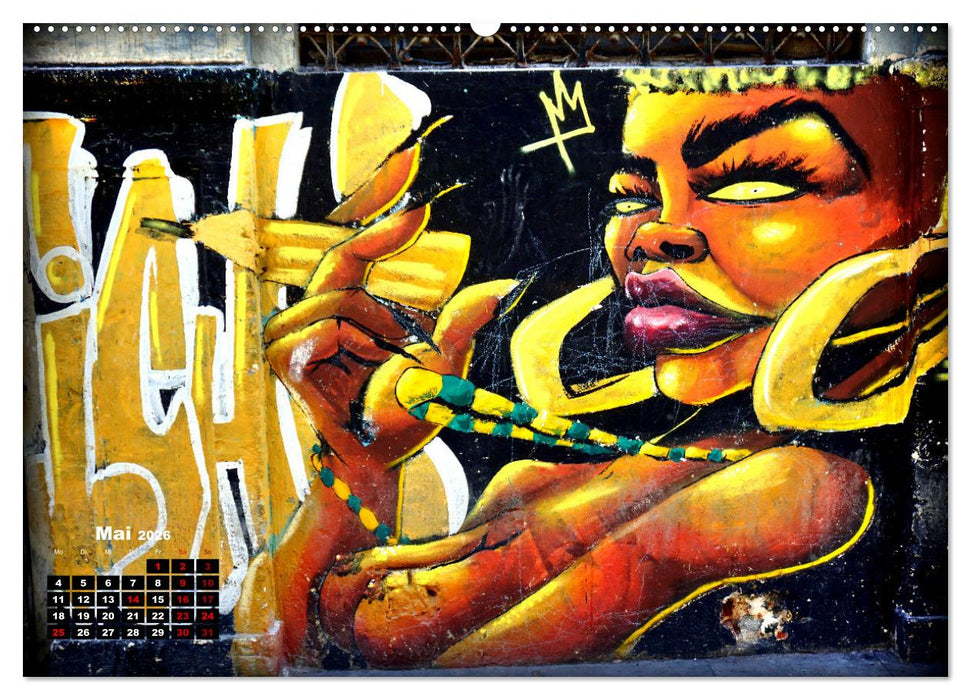 Gesichter Havannas - Street Art in der kubanischen Hauptstadt (CALVENDO Wandkalender 2026)