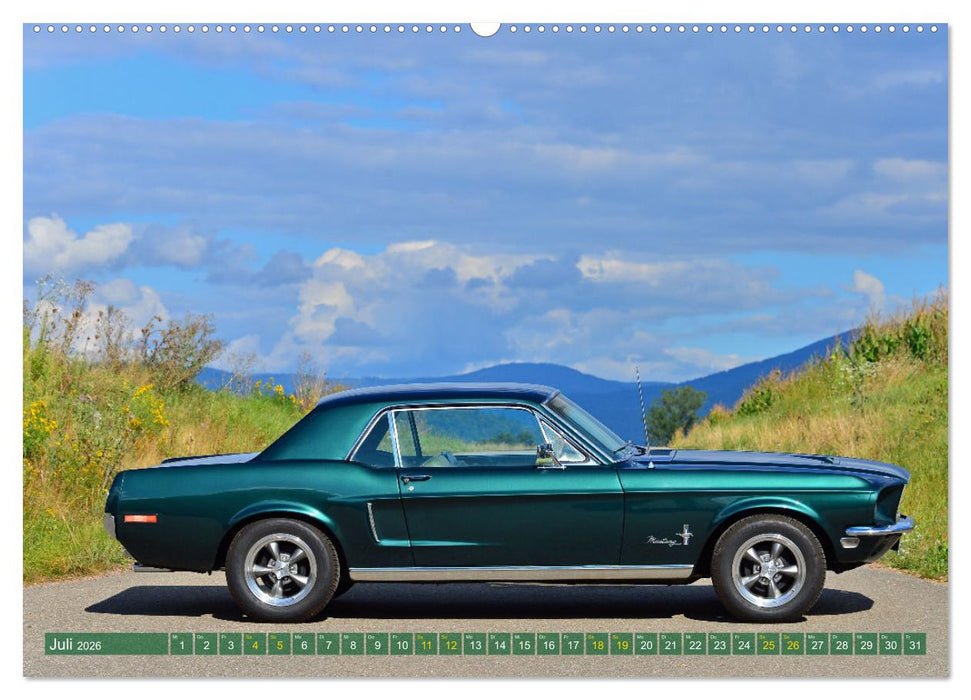 Ein Pony zum verlieben - Ford Mustang 1968 (CALVENDO Premium Wandkalender 2026)